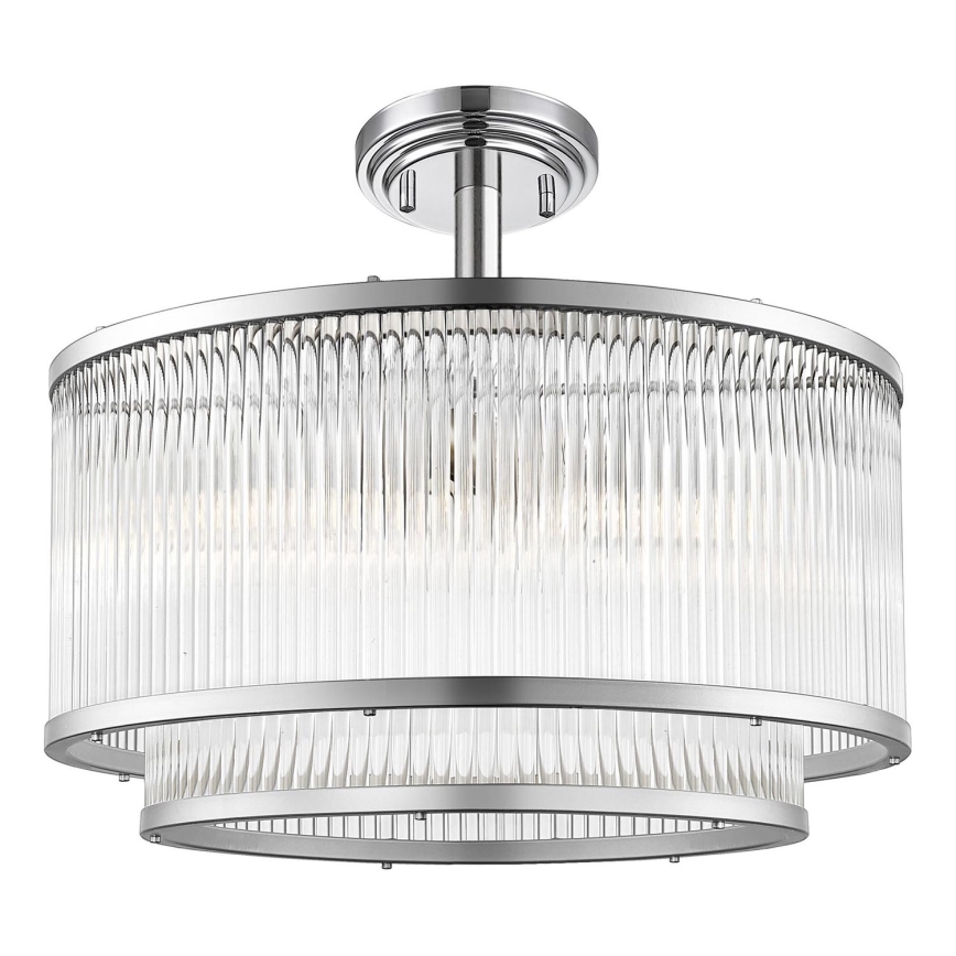 Zuma Line - Kronleuchter an Stange 5xE14/60W/230V glänzendes Chrom