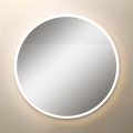 Zuma Line - LED-Badezimmer-Wandspiegel mit Hintergrundbeleuchtung LED/24W/230V 3000/4000/6000K d 60 cm IP44 weiß/golden