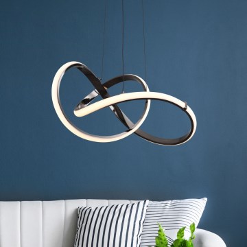 Zuma Line - LED dimmbare Hängeleuchte an Kabel LED/44W/230V schwarz