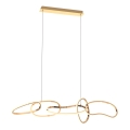 Zuma Line - LED dimmbare Hängeleuchte an Kabel LED/56W/230V gold