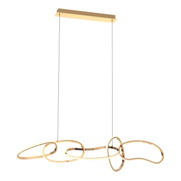 Zuma Line - LED dimmbare Hängeleuchte an Kabel LED/56W/230V gold