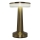 Zuma Line - LED dimmbare wiederaufladbare Tischlampe LED/2,5W/1200 mAh 3000/4000/6000K gold