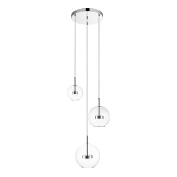 Zuma Line - LED-Hängeleuchte 3xLED/5W/230V glänzendes Chrom