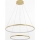 Zuma Line - LED-Kronleuchter an Aufhängung LED/40W/230V golden