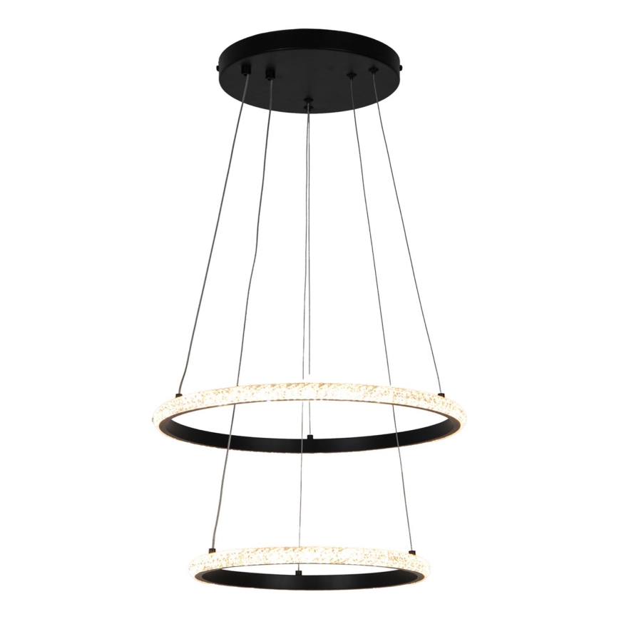 Zuma Line - LED-Kronleuchter an Aufhängung RIDE LED/22W/230V + LED/14W d 41 cm schwarz