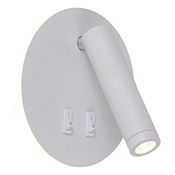 Zuma Line - LED-Wand-Spotleuchte LED/5,5W/230V 4000K + LED/2,5W 3000K weiß