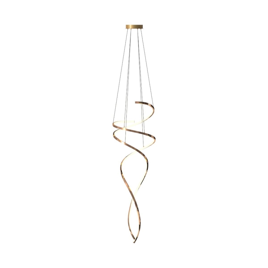 Zuma Line - Dimmbarer LED-Kronleuchter an Aufhängung LED/68W/230V 3000/4000/6000K Roségold + Fernbedienung
