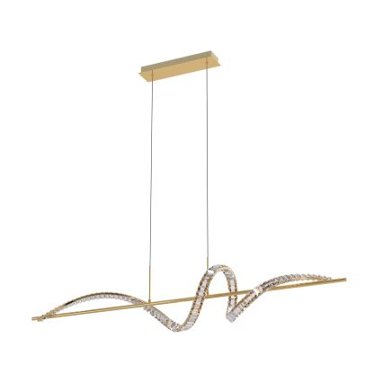 Zuma Line - LED dimmbarer Kristall-Pendelleuchter an Seil LED/24,5W/230V 2700-6000K + Fernbedienung