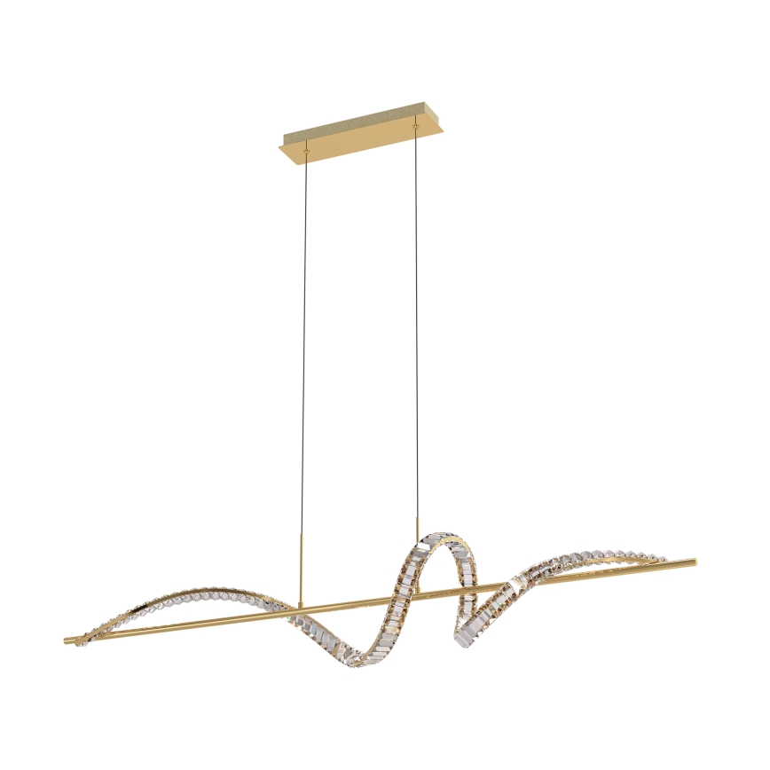 Zuma Line - LED dimmbarer Kristall-Pendelleuchter an Seil LED/24,5W/230V 2700-6000K + Fernbedienung