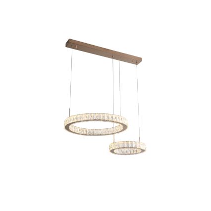 Zuma Line - LED-Hängeleuchte an Kabel LED/36W/230V Roségold