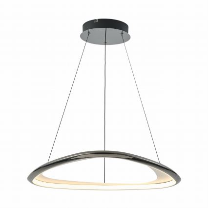 Zuma Line - Dimmbare LED-Hängeleuchte LED/34W/230V 3000K schwarz glänzendes Chrom