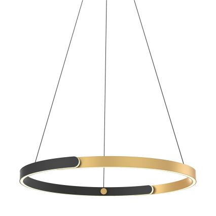 Zuma Line - Dimmbarer LED-Kronleuchter an Schnur LED/30W/230V schwarz/golden