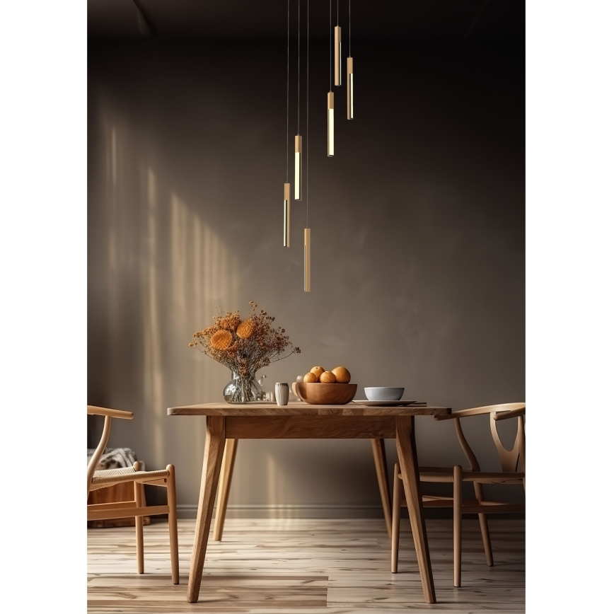 Zuma Line - Dimmbare LED-Hängeleuchte an Schnur LED/25W/230V