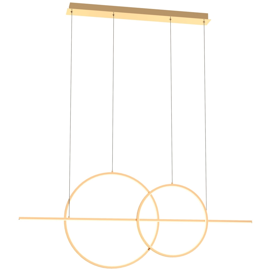 Zuma Line - Dimmbare LED-Hängeleuchte an Schnur LED/34W/230V golden
