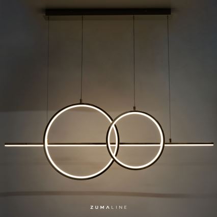 Zuma Line - Dimmbare LED-Hängeleuchte an Schnur LED/34W/230V golden