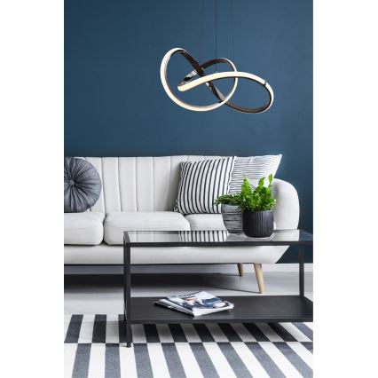 Zuma Line - Dimmbare LED-Hängeleuchte an Schnur LED/44W/230V schwarz