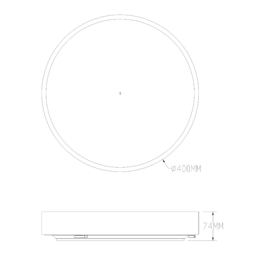 Zuma Line - LED dimmbares Badezimmer-Deckenleuchte LED/36W/230V 3000-6000K Ø 40 cm IP44 Messing + Fernbedienung