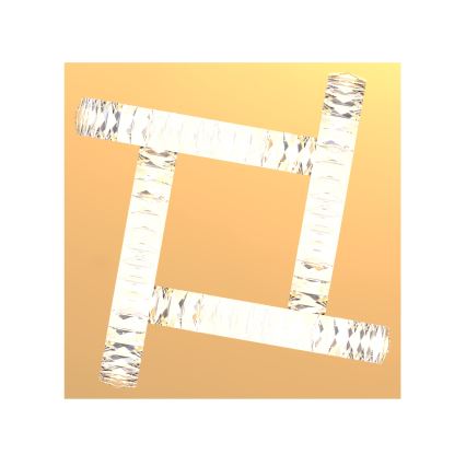 Zuma Line - LED dimmbares Kristall-Deckenleuchte LED/23,5W/230V 2700-6000K goldfarben + Fernbedienung