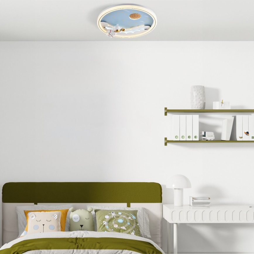 Zuma Line - Dimmbare LED-Deckenleuchte für Kinder LED/42W/230V 3000/5700K Astronaut