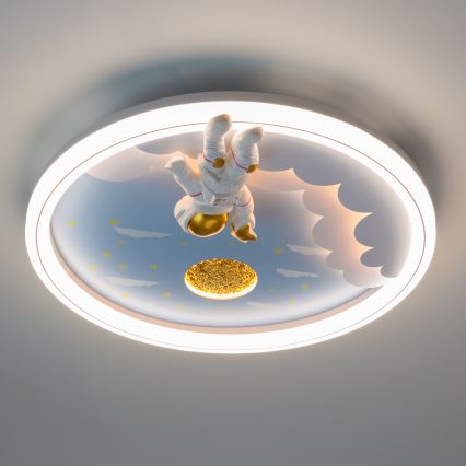 Zuma Line - Dimmbare LED-Deckenleuchte für Kinder LED/42W/230V 3000/5700K Astronaut