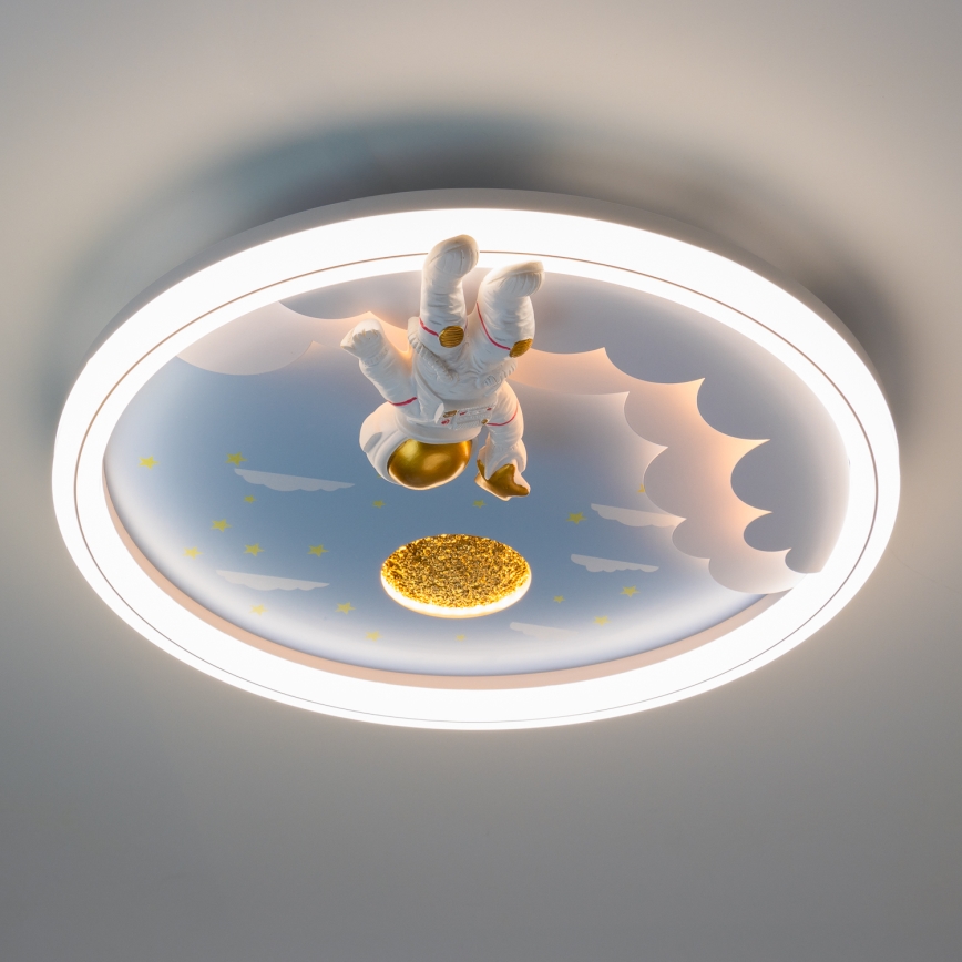 Zuma Line - Dimmbare LED-Deckenleuchte für Kinder LED/42W/230V 3000/5700K Astronaut