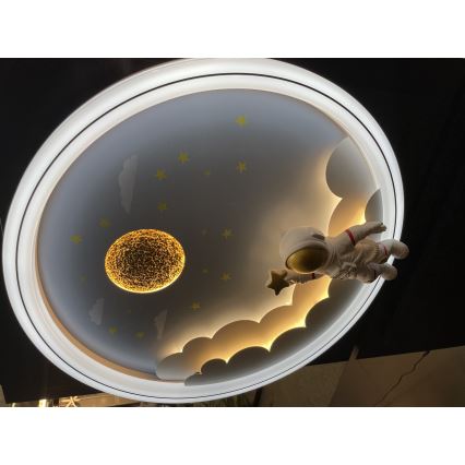 Zuma Line - Dimmbare LED-Deckenleuchte für Kinder LED/42W/230V 3000/5700K Astronaut