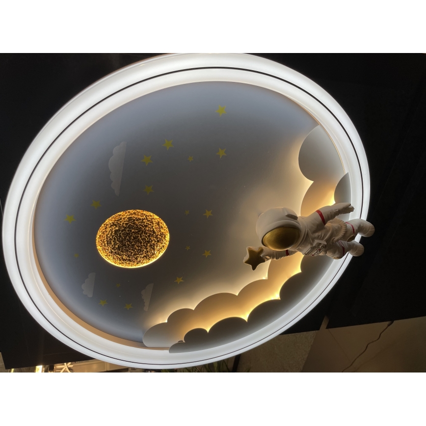 Zuma Line - Dimmbare LED-Deckenleuchte für Kinder LED/42W/230V 3000/5700K Astronaut
