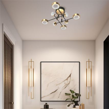 Zuma Line - LED-dimmbare Aufbau-Deckenleuchte LED/60W/230V gold/schwarz