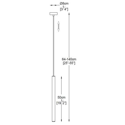 Zuma Line - LED-Kronleuchter an Schnur LED/5W/230V