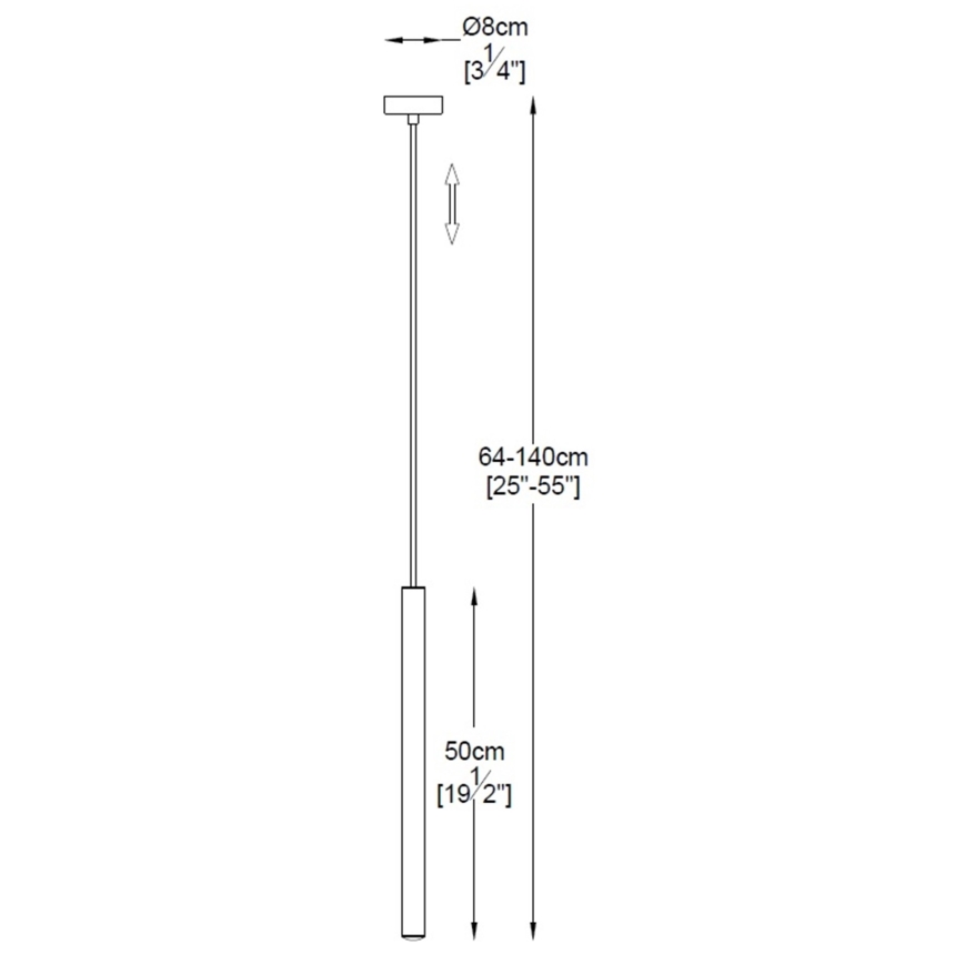Zuma Line - LED-Kronleuchter an Schnur LED/5W/230V