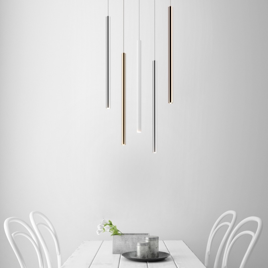 Zuma Line - LED-Hängeleuchte LED/5W/230V schwarz glänzendes Chrom