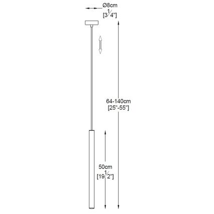 Zuma Line - LED-Kronleuchter an  Schnur  LED/5W/230V