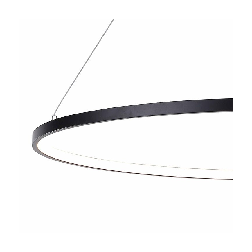 Zuma Line - LED-Hängeleuchte an Schnur LED/40W/230V 3000/4000/6000K d 90 cm schwarz