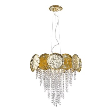 Zuma Line - Pendelleuchte an Kabel 7xG9/28W/230V goldfarben