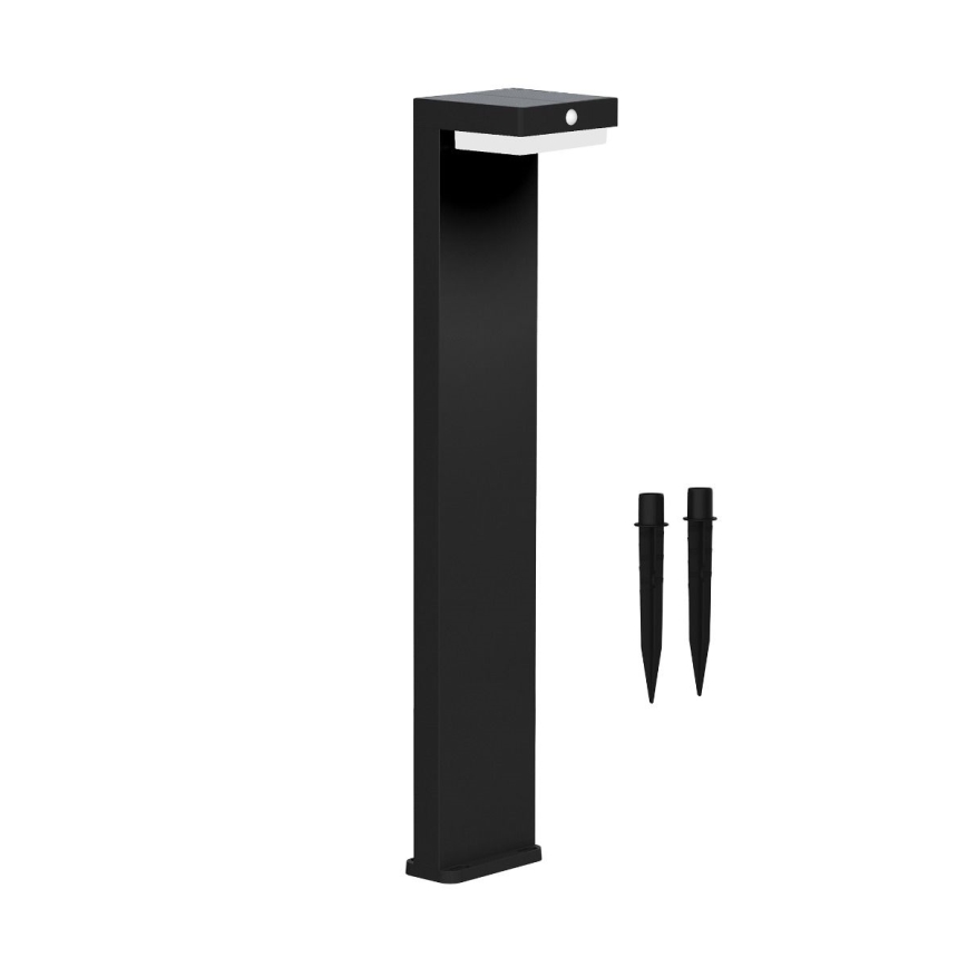 Zuma Line - LED-Solarleuchte mit Bewegungs- und Dämmerungssensor LED/4,5W/2000 mAh IP44 schwarz