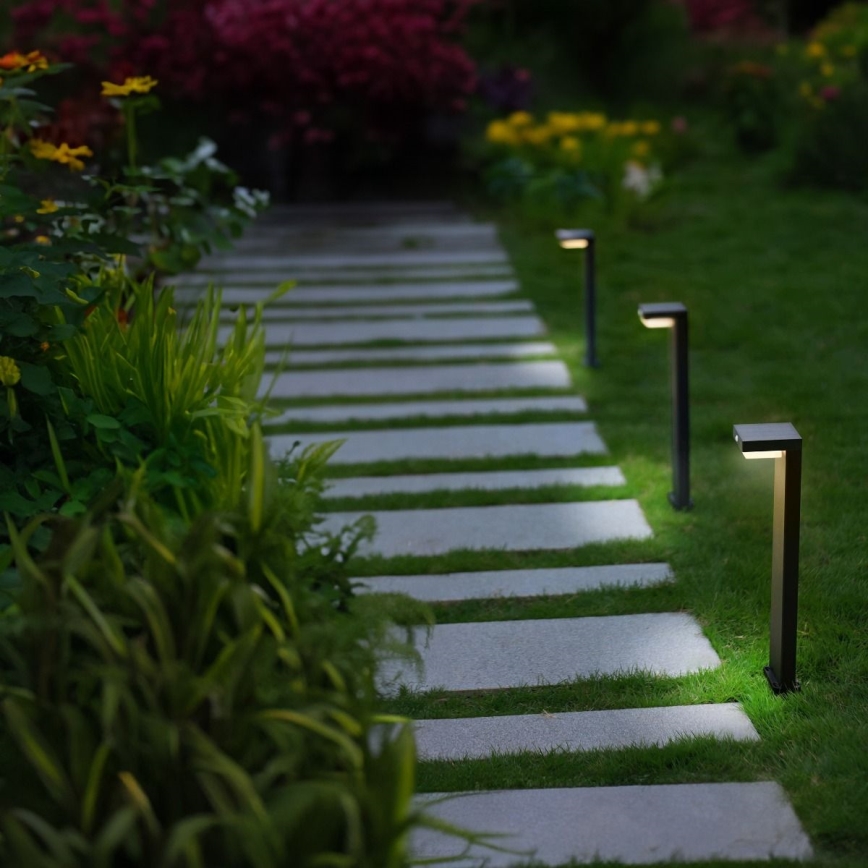 Zuma Line - LED-Solarleuchte mit Bewegungs- und Dämmerungssensor LED/4,5W/2000 mAh IP44 schwarz