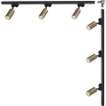 Zuma Line - Schienenspot für Schienensystem 6xGU10/35W/230V schwarz/gold