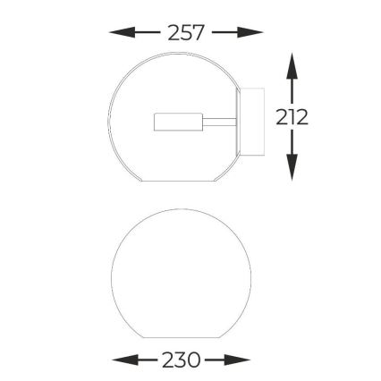 Zuma Line - LED-Wandleuchte LED/5W/230V glänzendes Chrom