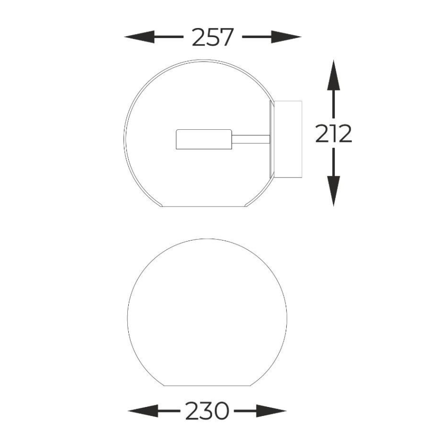 Zuma Line - LED-Wandleuchte LED/5W/230V glänzendes Chrom