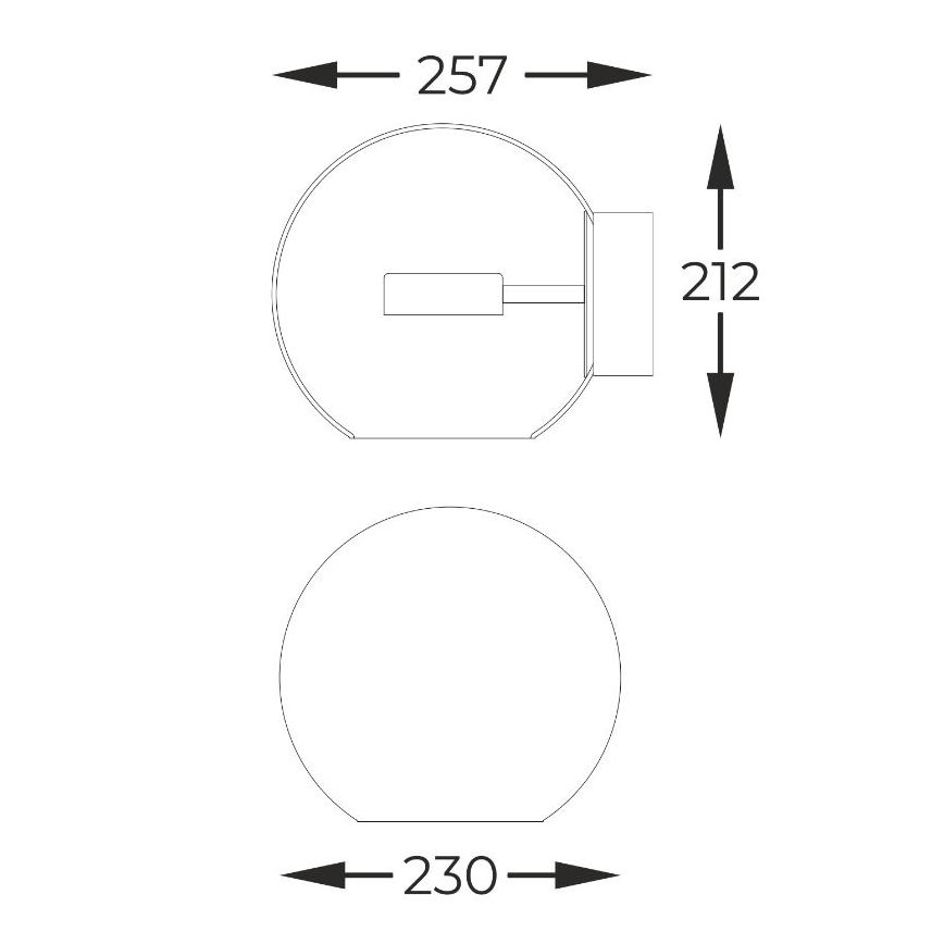 Zuma Line - LED-Wandleuchte LED/5W/230V golden