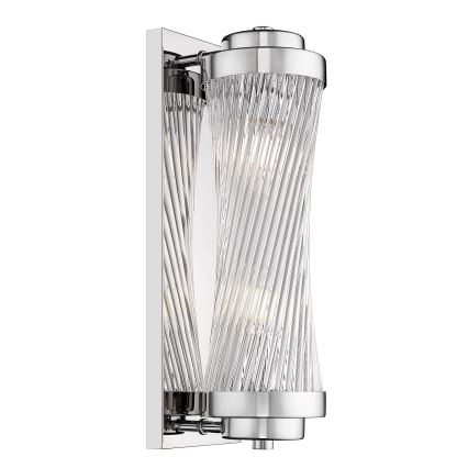 Zuma Line - Wandleuchte 2xE14/60W/230V glänzendes Chrom