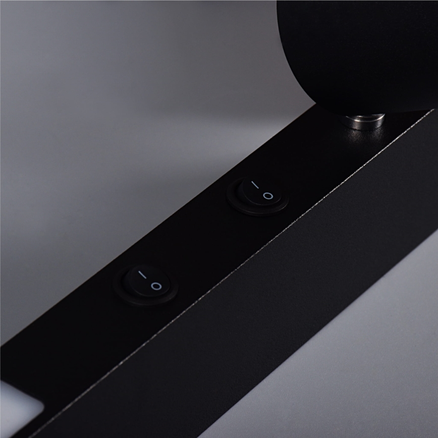 Zuma Line - LED Wandleuchte Spot 1xGU10/5W/230V + LED/8W schwarz