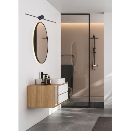 Zuma Line - LED-Spiegelbeleuchtung für Badezimmer LED/6W/230V 40 cm IP44 schwarz