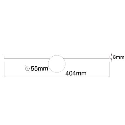 Zuma Line - LED-Spiegelbeleuchtung für Badezimmer LED/6W/230V 40 cm IP44 glänzendes Chrom