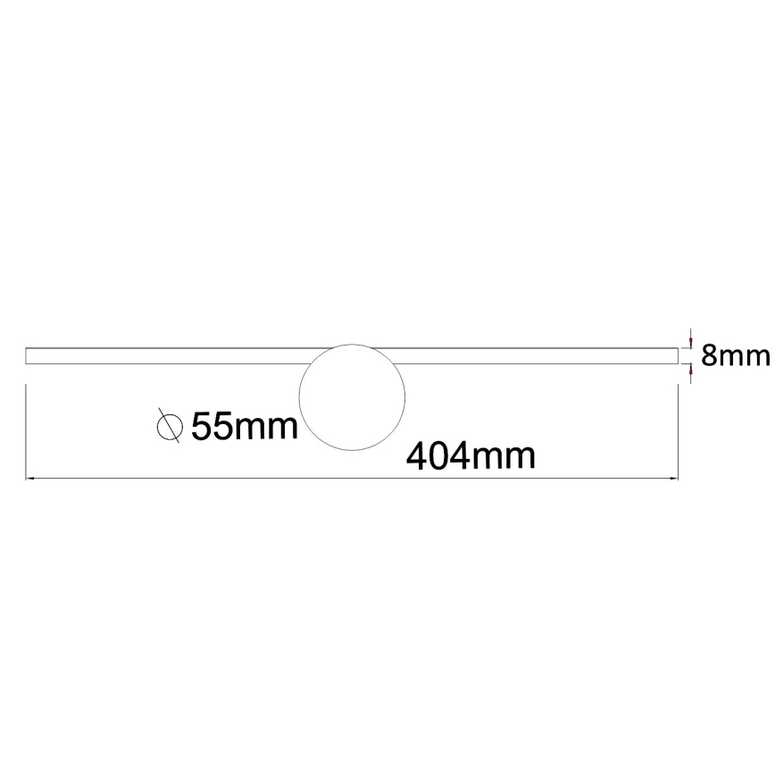 Zuma Line - LED-Spiegelbeleuchtung für Badezimmer LED/6W/230V 40 cm IP44 glänzendes Chrom