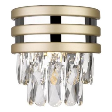 Zuma Line - Wandleuchte 1xG9/42W/230V Gold/Hochglanzchrom