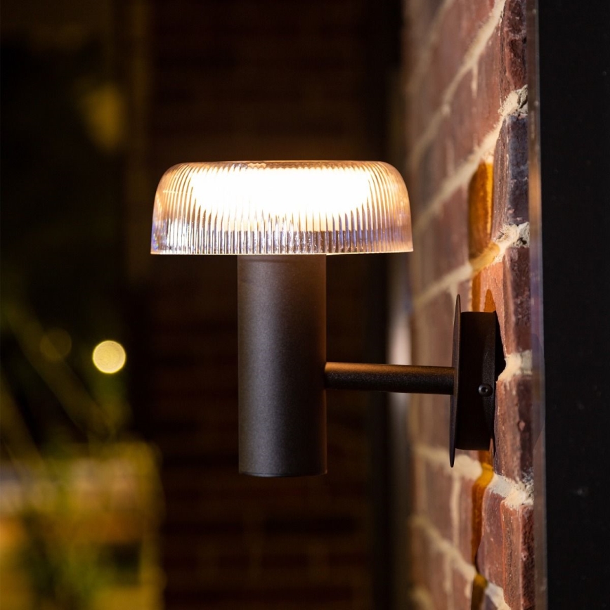 Zuma Line - LED Solar-Wandleuchte LED/2,5W/2000 mAh IP44 schwarz