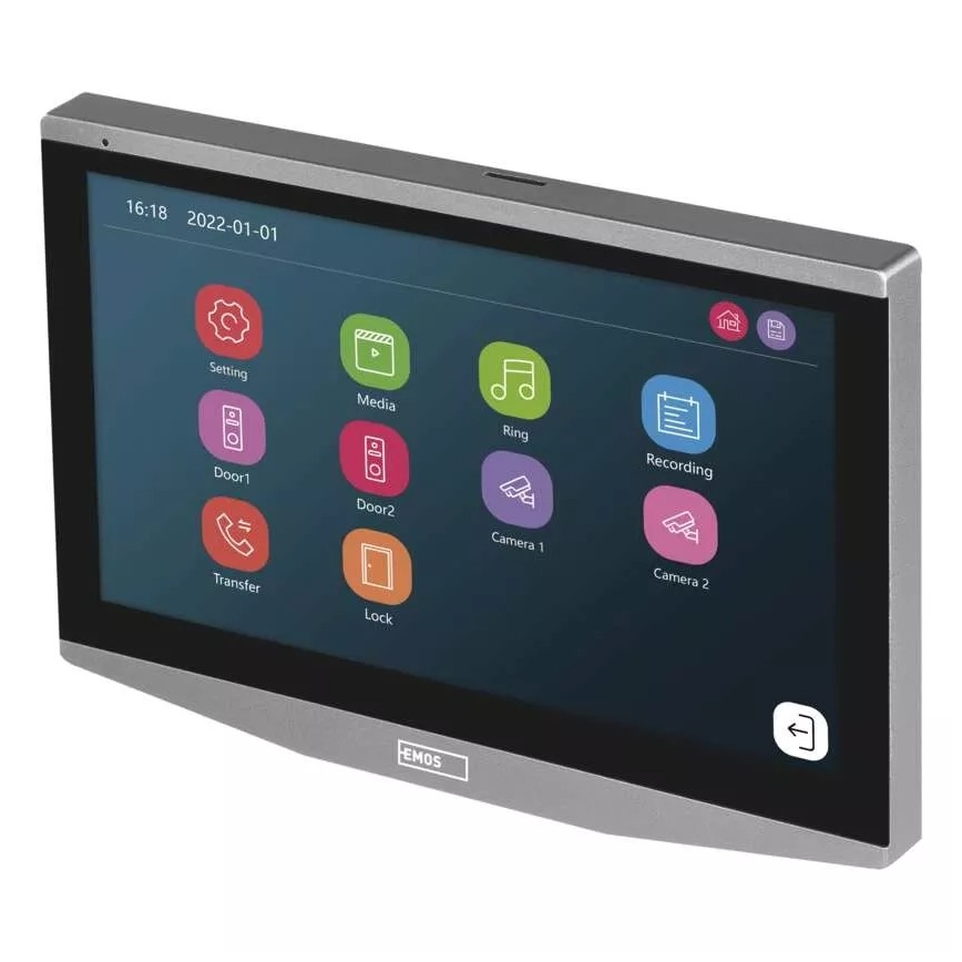 Zusatzmonitor für Video-Türklingel GoSmart 12V Wi-Fi Tuya