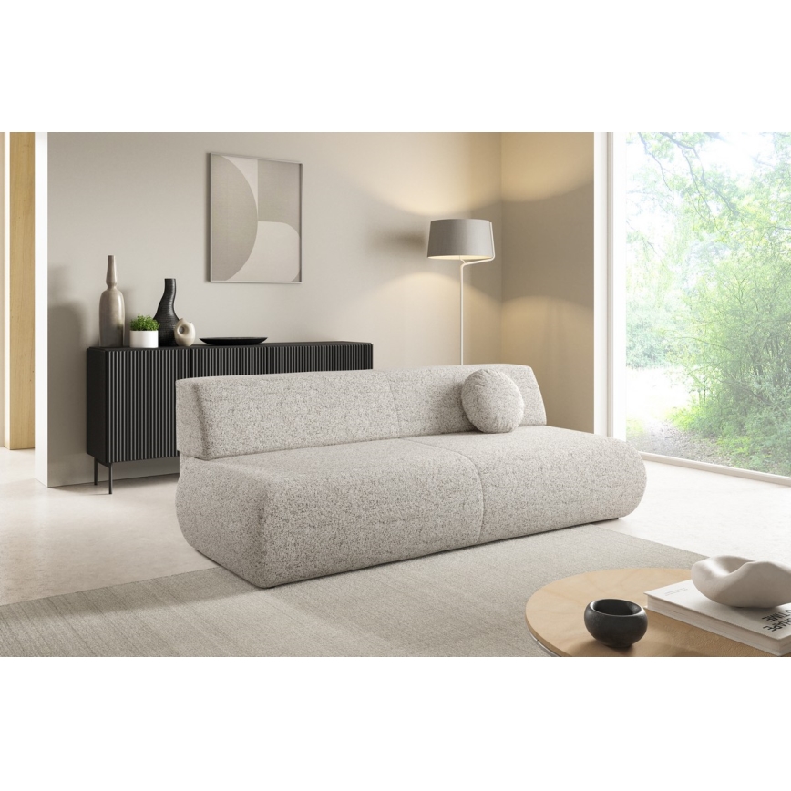 Zweisitzer-Klappsofa mit Stauraum PRATO beige