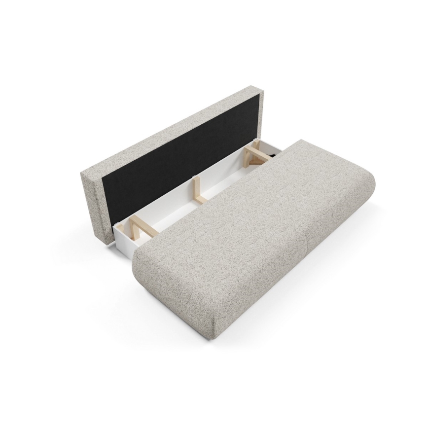 Zweisitzer-Klappsofa mit Stauraum PRATO beige
